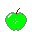 Wormkomt uit appel
