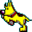 Rennend hondje
